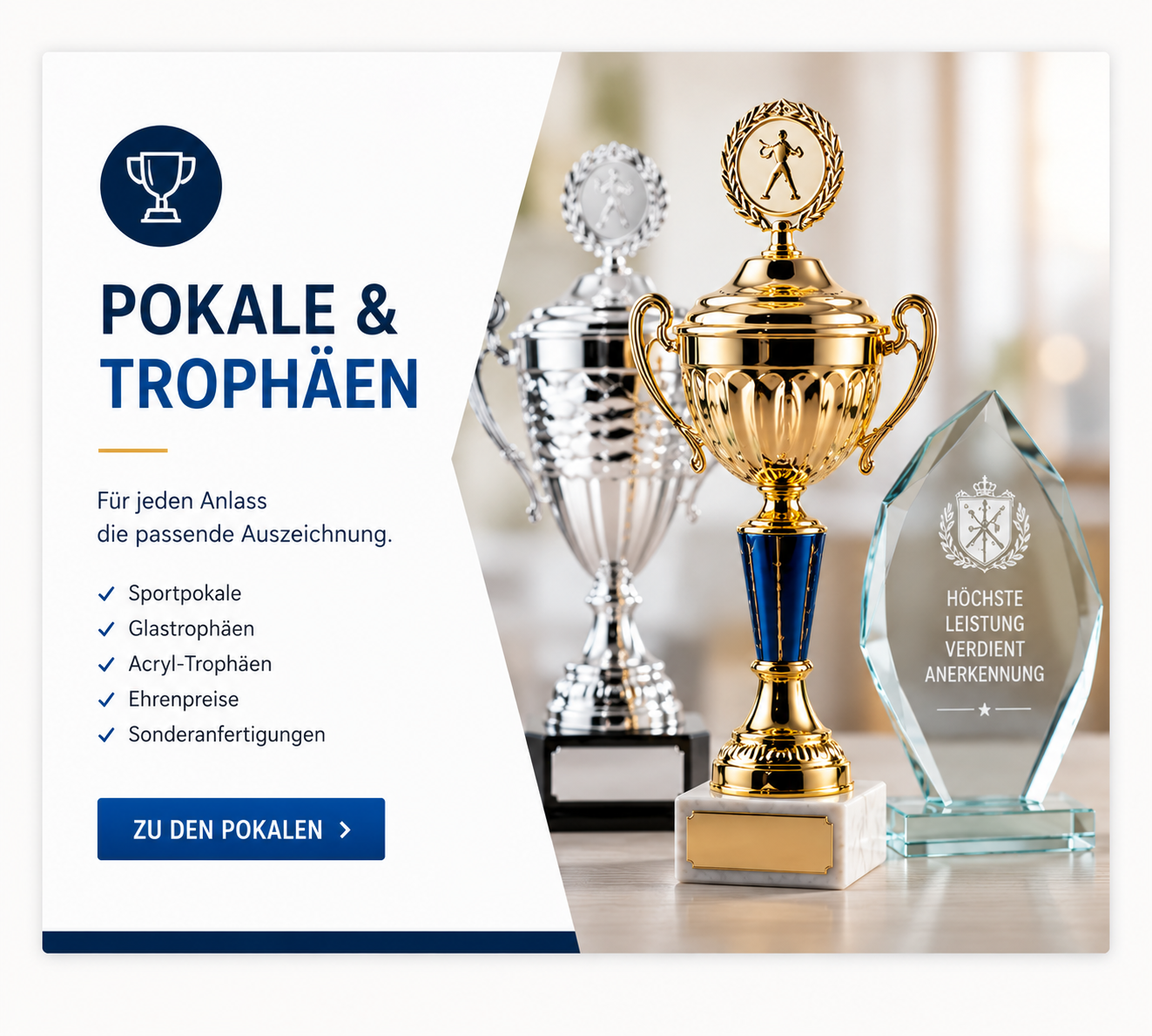Zu den Pokalen
